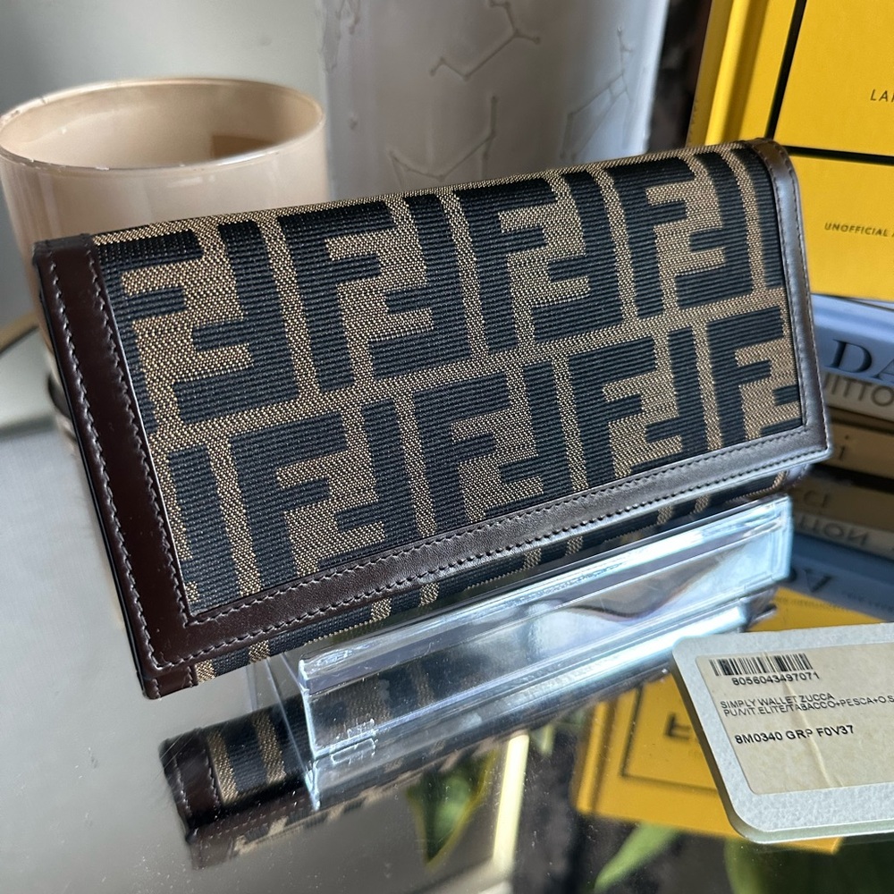 Fendi Zucca Long Wallet